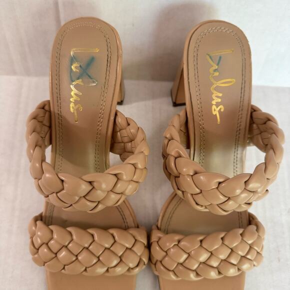 Lulu’s Louella Light Nude High Heel Sandals - Picture 5 of 16